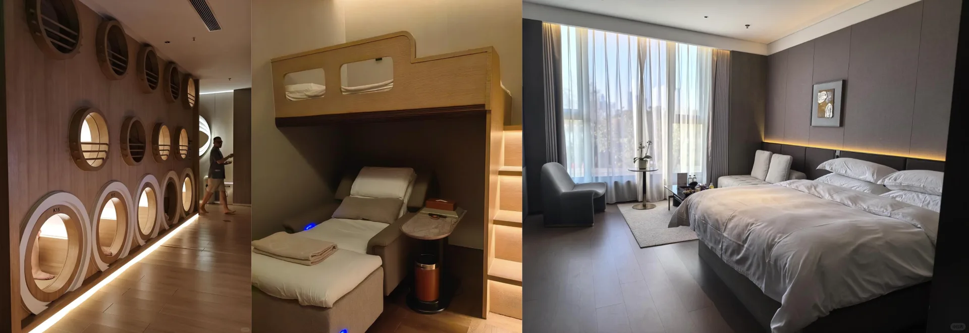 china 24h spa sleeing options